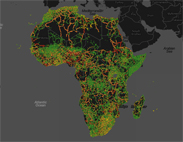 African Road Map - Yellows & Greens