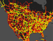 Heat Map Lines - Increased Blurring
