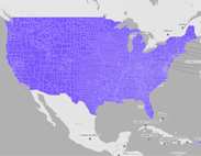 Polygon Simple - Census Counties