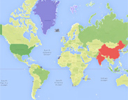 Polygon Intervals - Census World